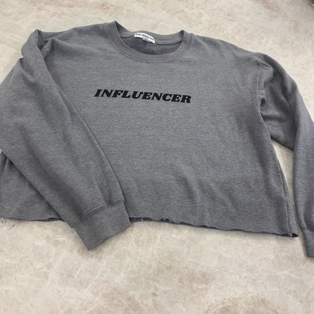 Sub_Urban Riot Gray 'Influencer' Sweatshirt